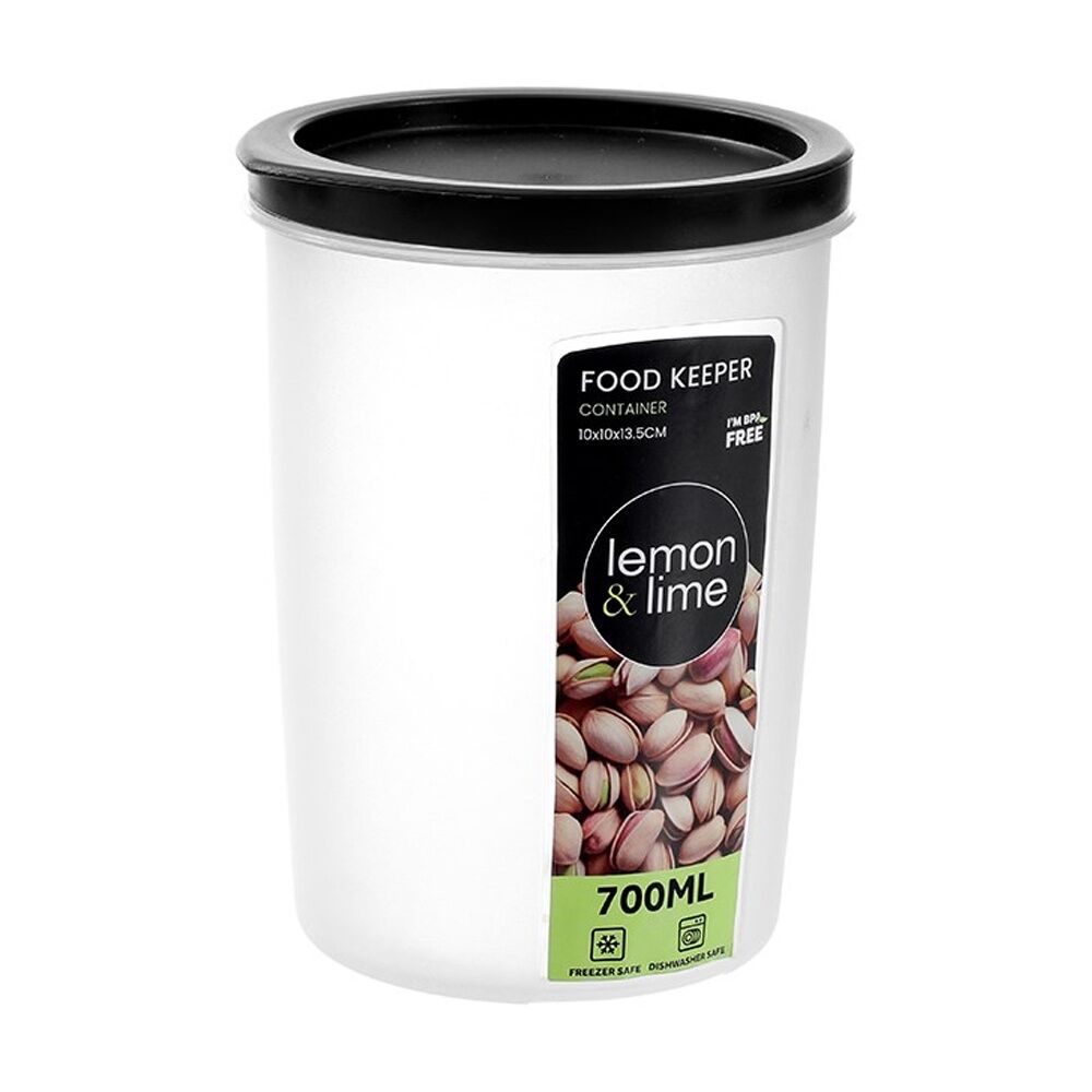 Lemon and Lime Food Keeper Round Reusable Container 700ml 9.9x9.9x13.6cm (24 Pack) — image 2