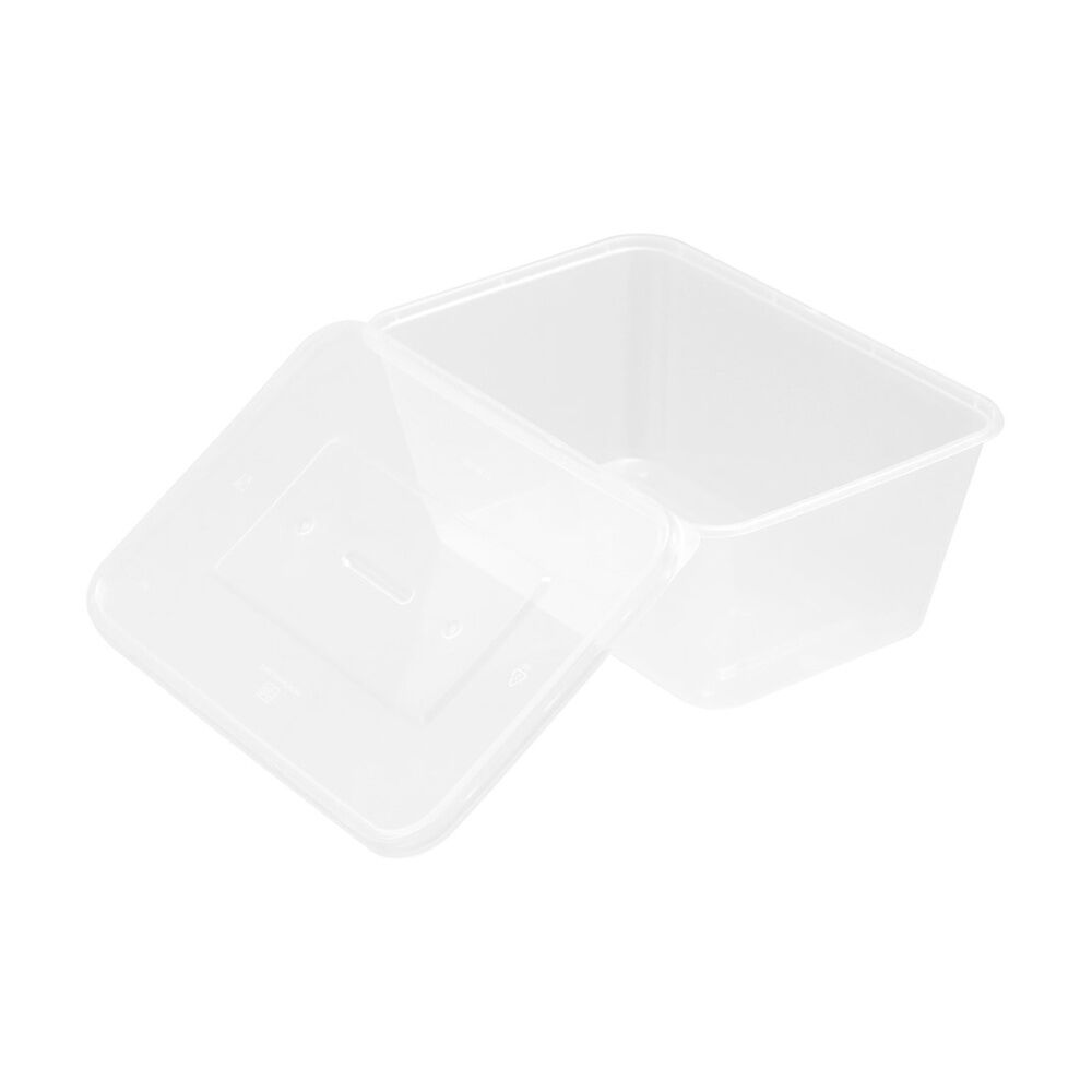 Lemon and Lime 50pc Lemon And Lime Reusable Food Containers Rectangle Microwave Freeze 1L (10 Pack) — image 3