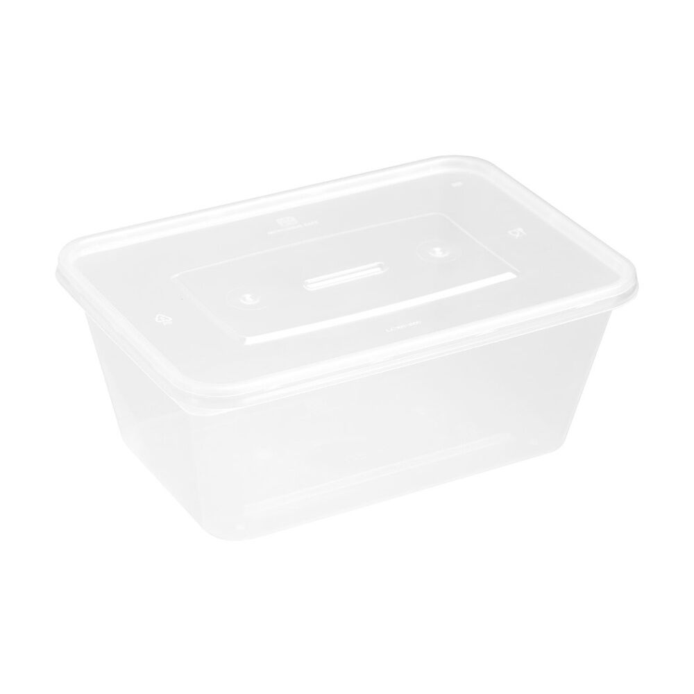 Lemon and Lime 50pc Lemon And Lime Reusable Food Containers Rectangle Microwave Freeze 1L (10 Pack) — image 6