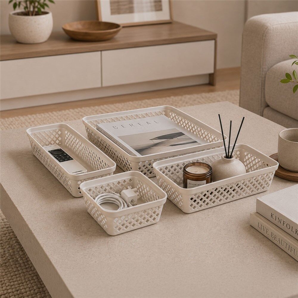 Boxsweden Diamond Tray Home Organiser Storage Container 33x11x6.5cm Boxsweden — image 2