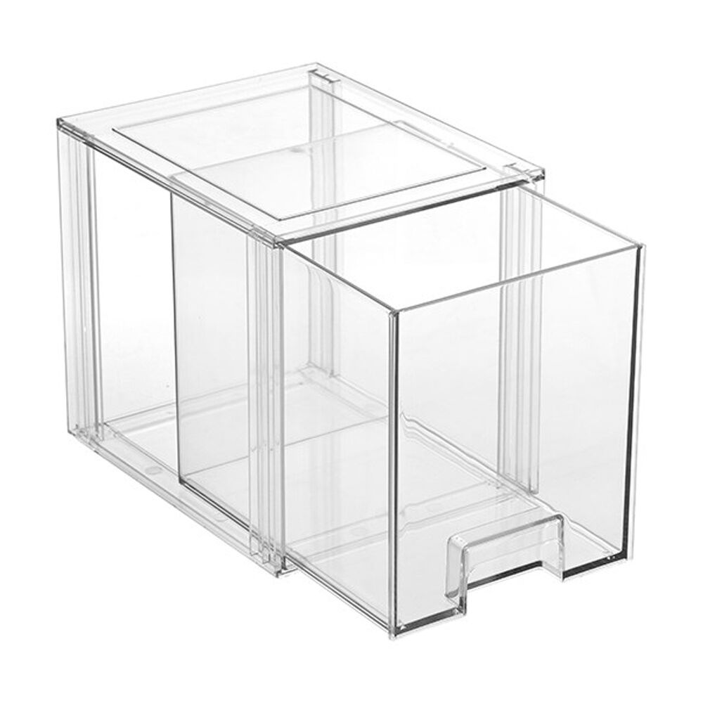 Boxsweden 4L Clear Crystal Stackable Drawer Organisation Storage Container — image 2