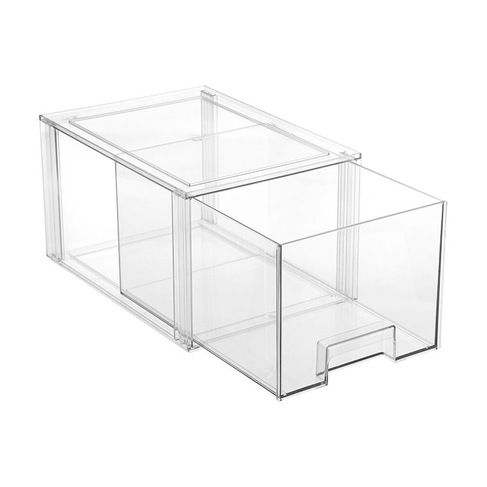 Boxsweden 16L Clear Crystal Stackable Drawer Organisation Storage Container — image 2