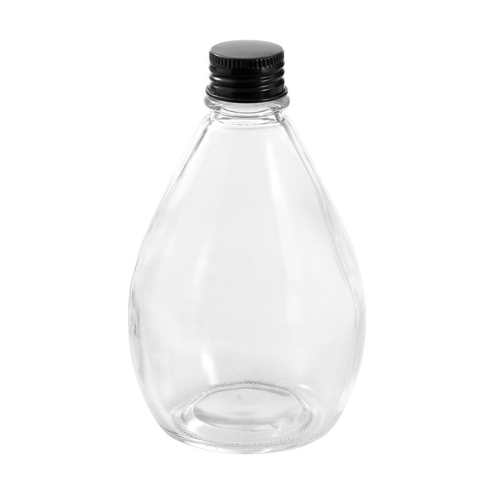 Lemon and Lime Verre Bulb Glass Reusable Food Container Lid Black 280ml — image 3