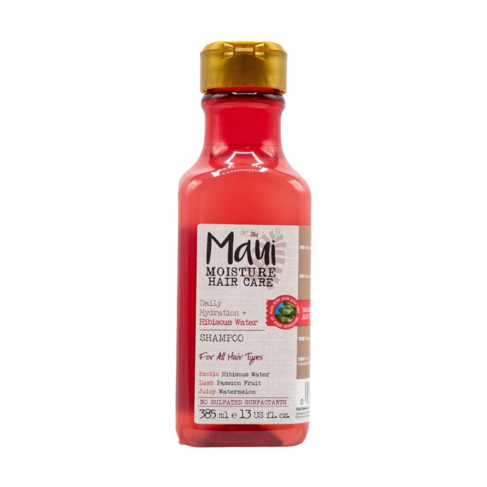 Maui Moisture Hair Care Shampoo Daily Hydration Hibiscus Water 385mL Maui