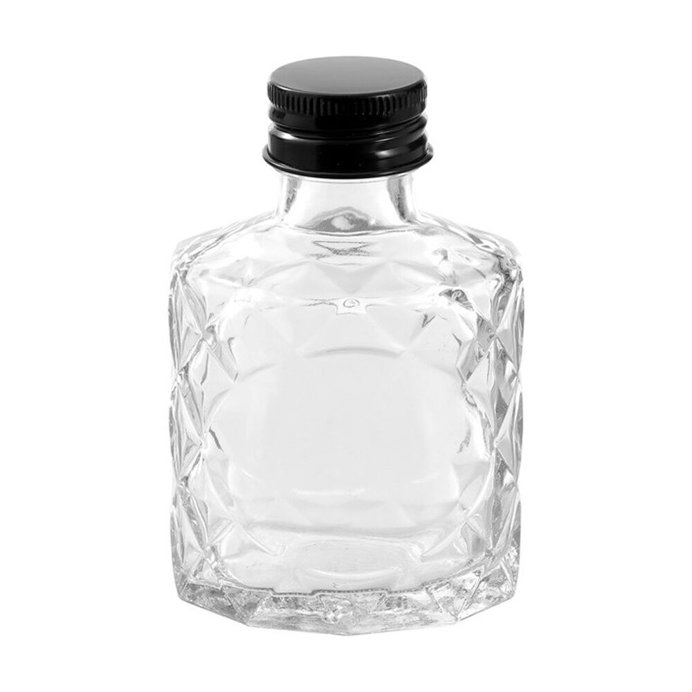 Lemon and Lime Verre Quilt Glass Reusable Food Container Lid Black 100ml (12 Pack) — image 4
