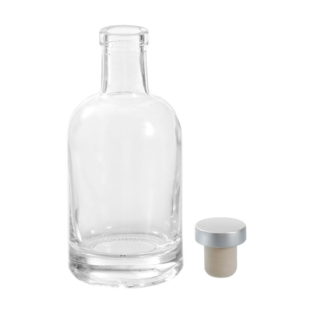 Lemon and Lime Verre Round Glass Bottle Reusable Food Container 200ml (12 Pack) — image 4