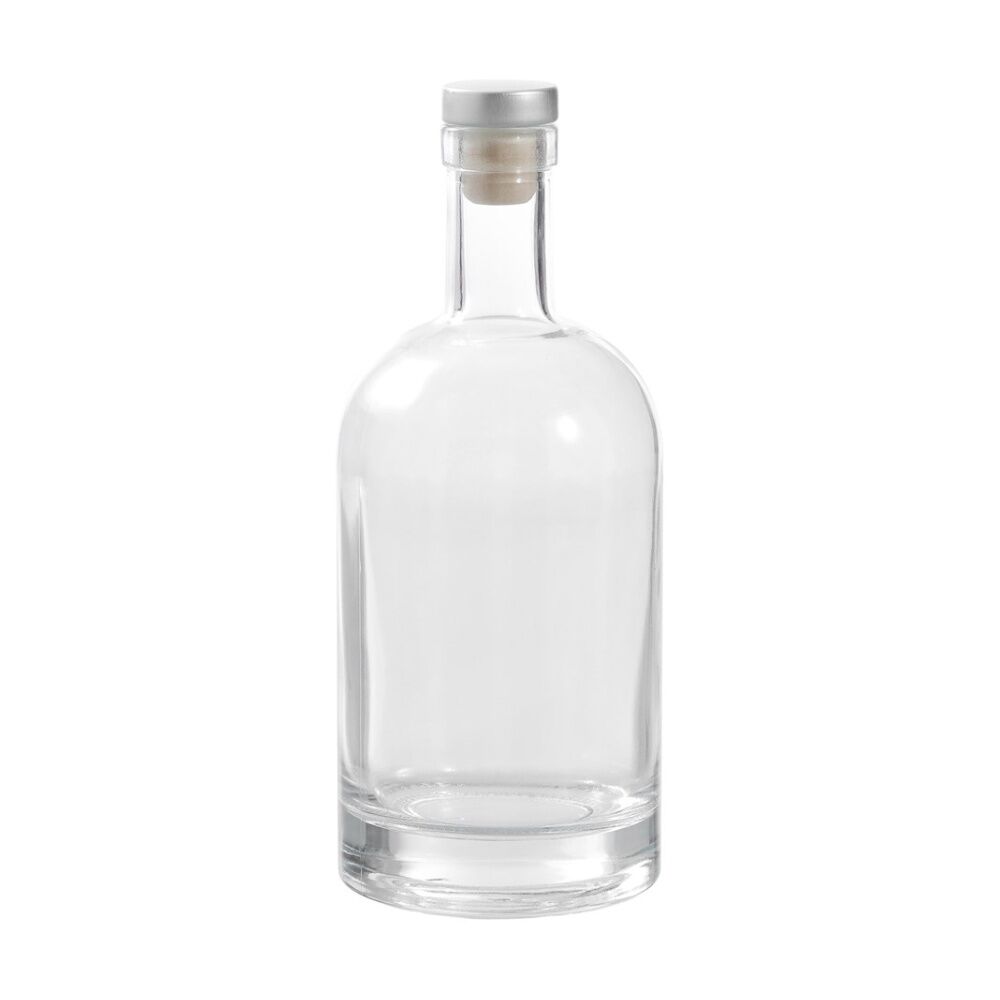 Lemon and Lime Verre Round Glass Bottle Reusable Food Container 500ml — image 3