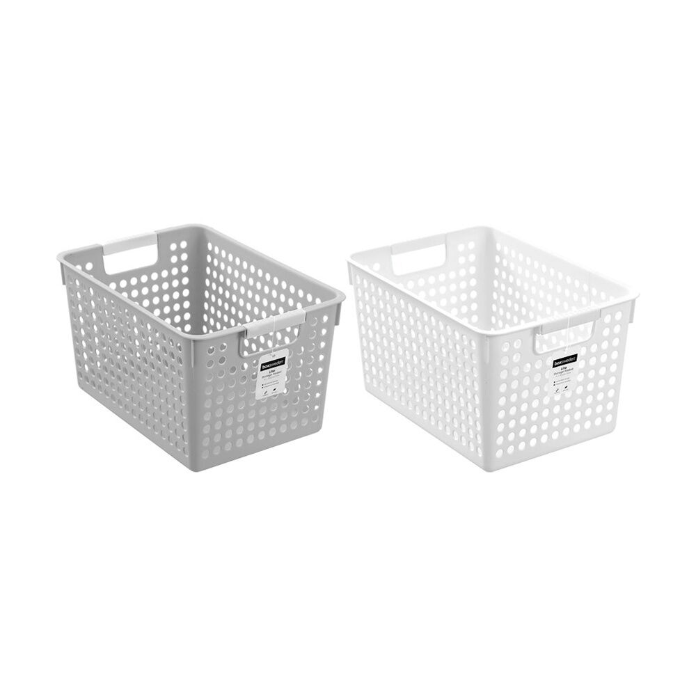 Boxsweden Lite Basket Home Organiser Storage Container Asst 7L 31x21x17cm Boxsweden — image 2