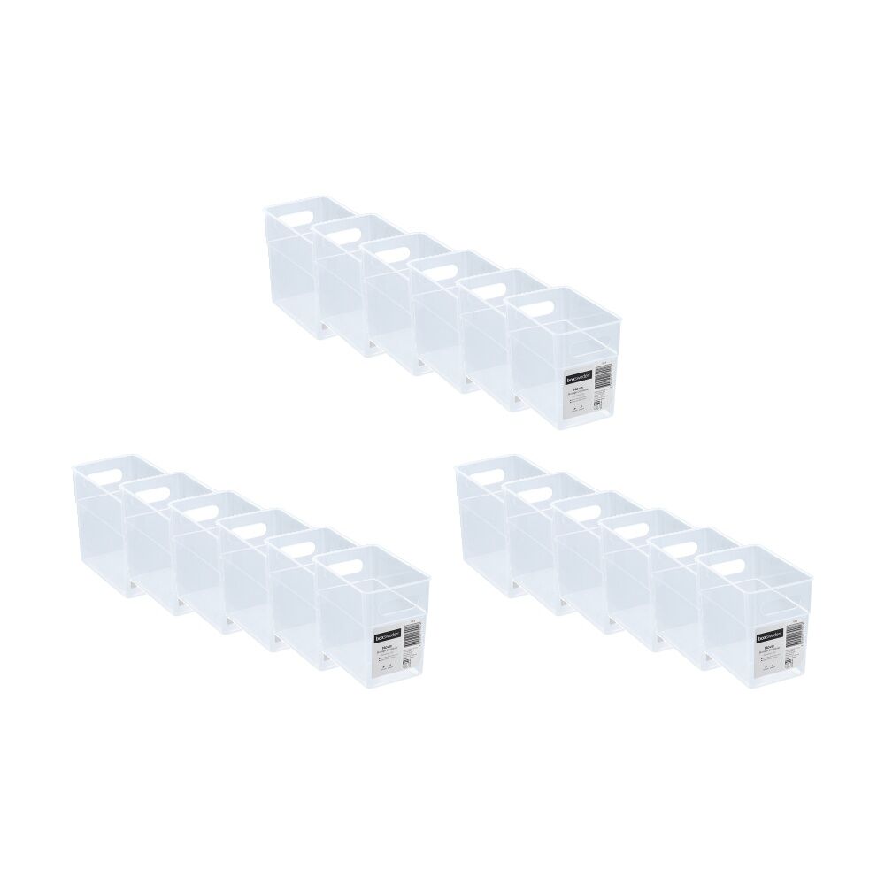 Boxsweden Nova Home/Office Plastic Storage Container 1.5L 15x10x14cm (18 Pack)