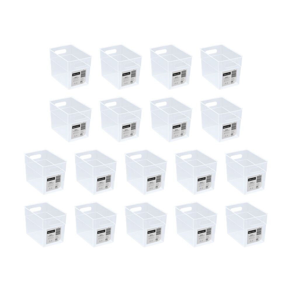Boxsweden Nova Home/Office Plastic Storage Container 2.3L 18x12.5x14CM (18 Pack)
