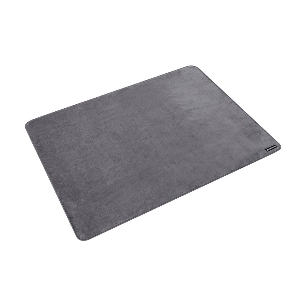 Paws and Claws Pet Dog Cat Coral Fleece Blanket Dark Grey 130x100cm — image 2