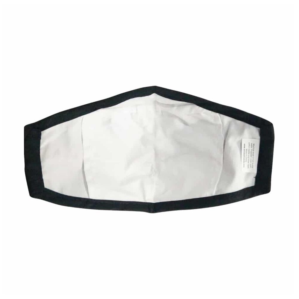 Annabel Trends Black Reusable Contoured Face Mask w/ Adjustable Ear Straps — image 4