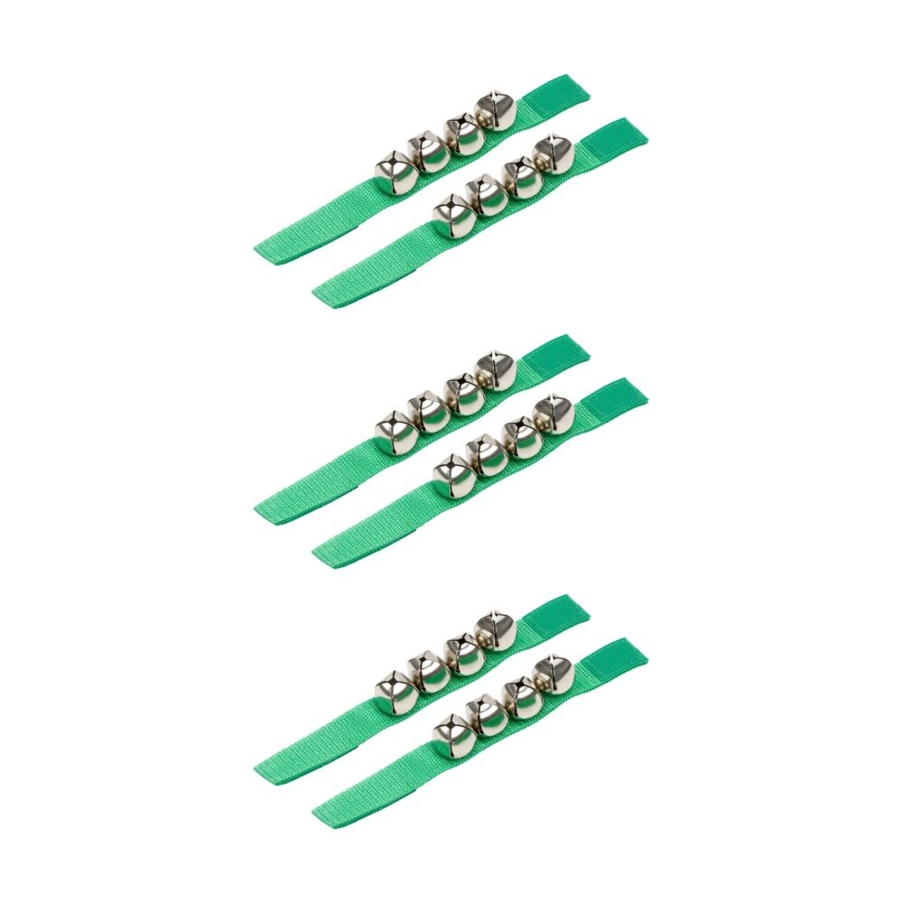 Vivaio 2pc Vivaio Reindeer Bells Kids Musical Instrument Classroom Learning 3Y+ Wood (3 Pack)