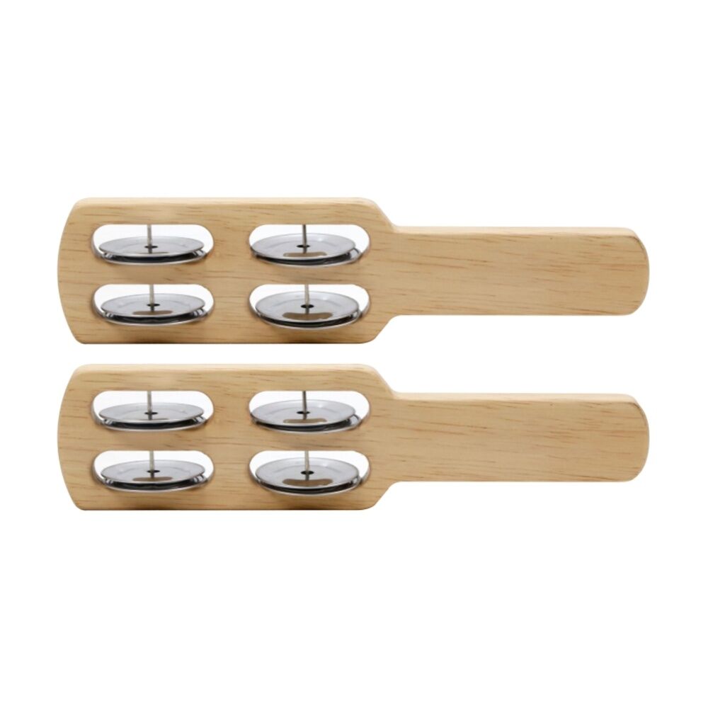 Vivaio Natural Jingle Stick Percussion Musical Instrument 3y+ Wood (2 Pack)