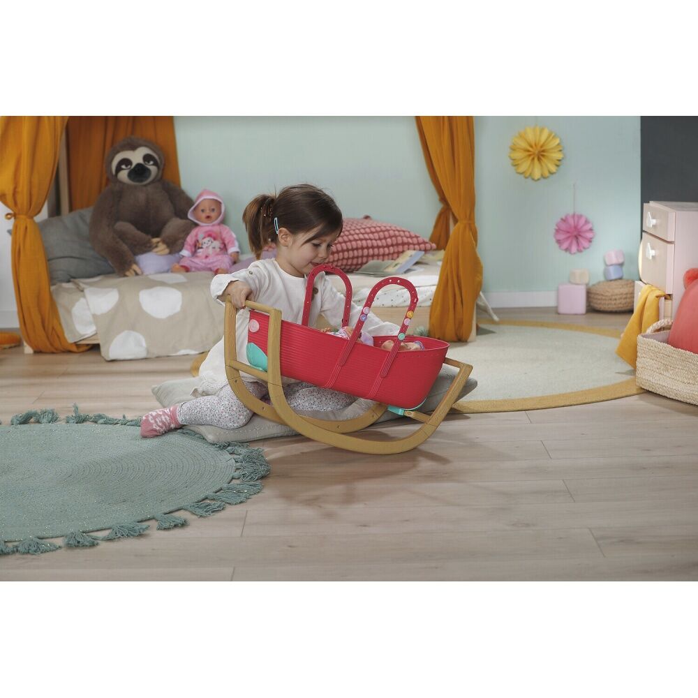 Baby Born Kids/Toddler Toy 3y+ 3 in 1 Bassinet Pinplay Playset for Doll — image 7