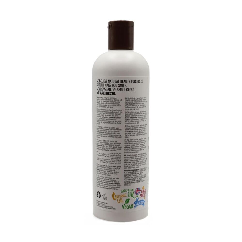 Inecto 500mL Shampoo MMM Moisture Coconut Vegan Natural Organic Hair Hydration Frizz Control — image 2
