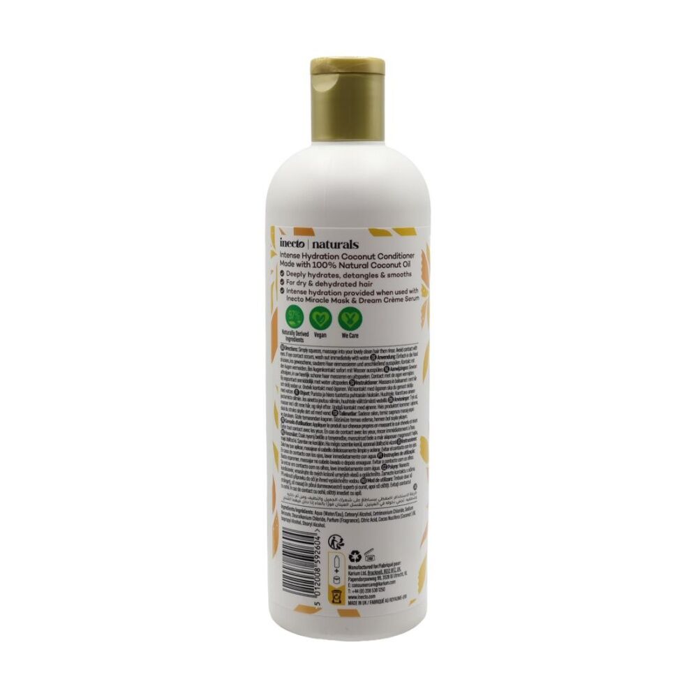 Inecto Naturals 500mL Intense Hydration Coconut Oil Conditioner For Dry Hair — image 2