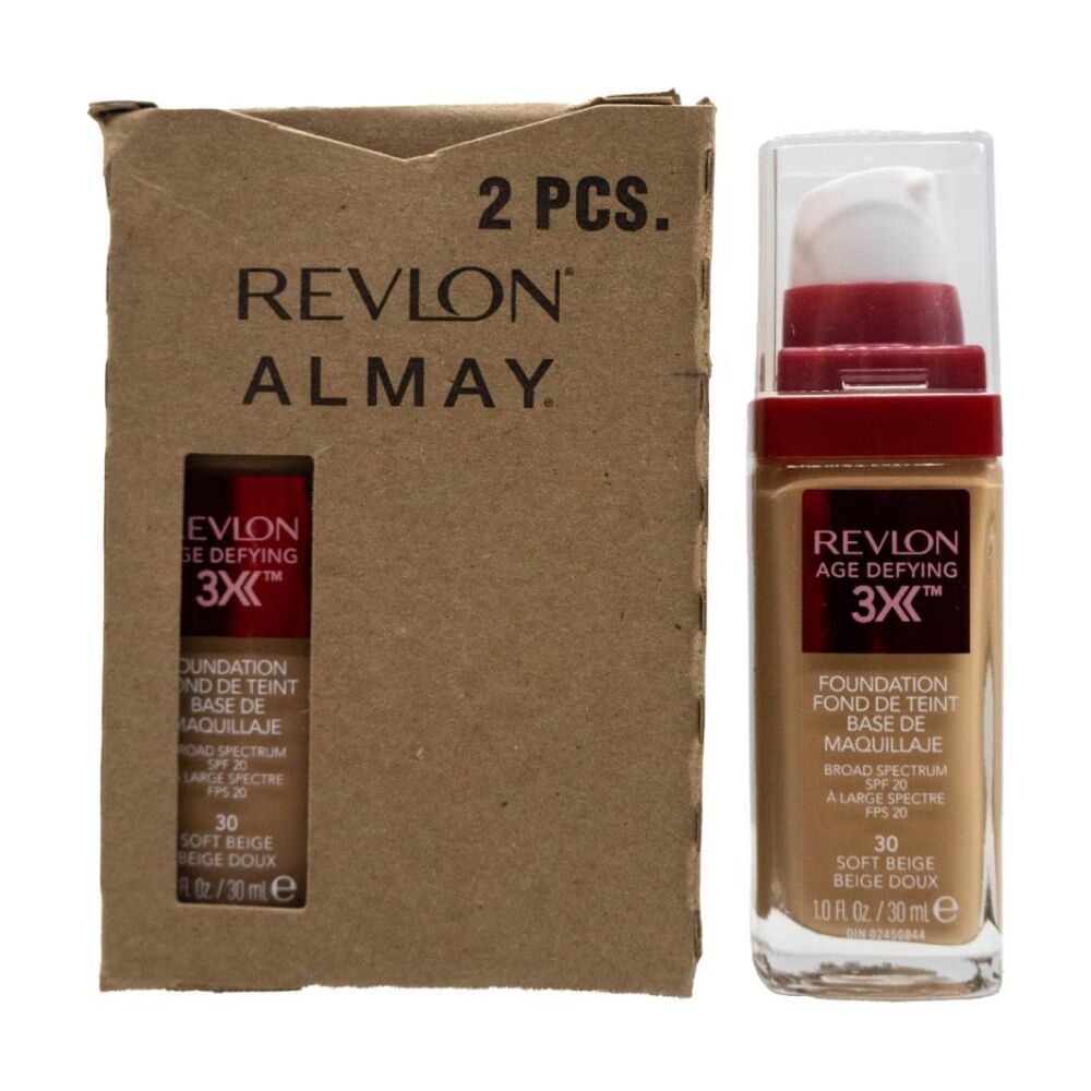 Revlon 30ml Age Defying SPF20 Foundation Soft Beige 30 — image 2
