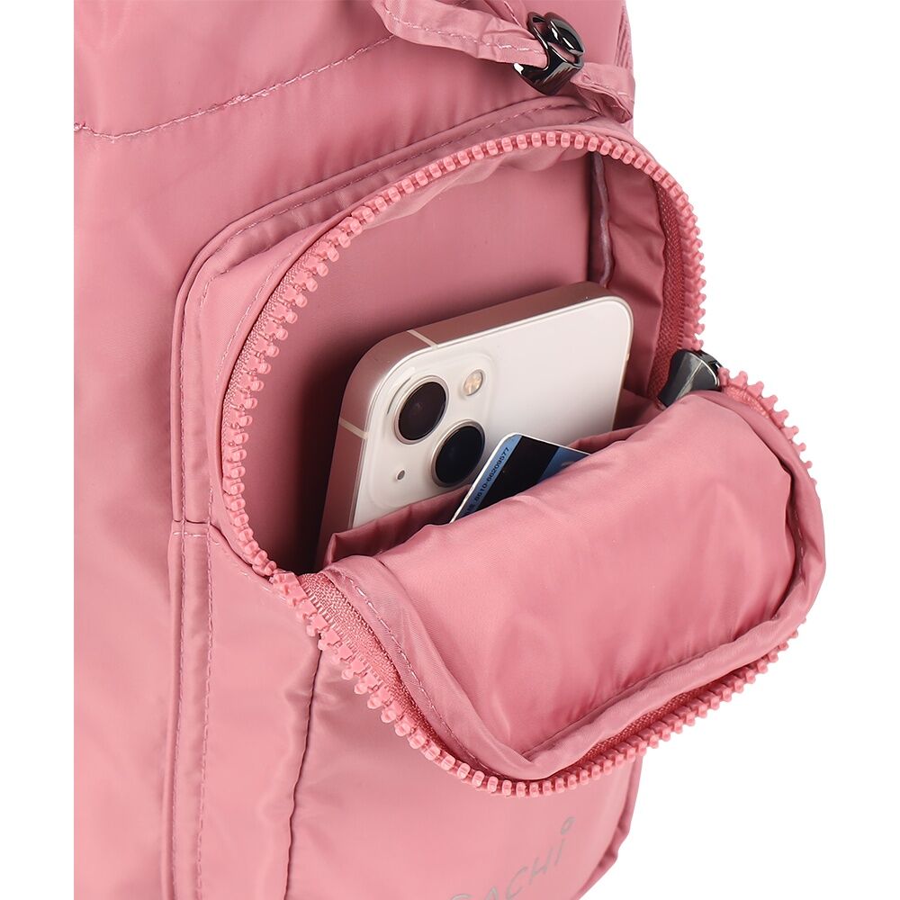 Sachi Crossbody Lite Insulated Bottle Bag With Adjustable Strap Blush Sachi — image 6