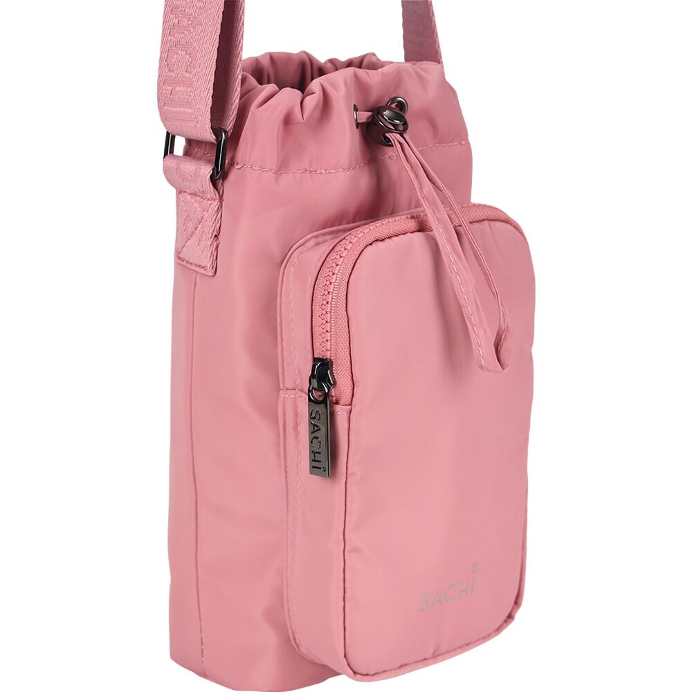 Sachi Crossbody Lite Insulated Bottle Bag With Adjustable Strap Blush Sachi — image 5