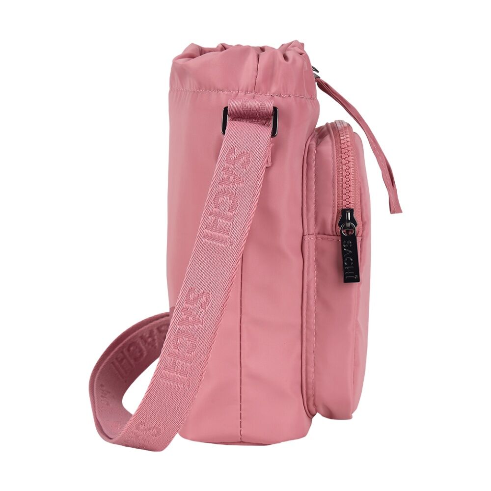 Sachi Crossbody Lite Insulated Bottle Bag With Adjustable Strap Blush Sachi — image 3