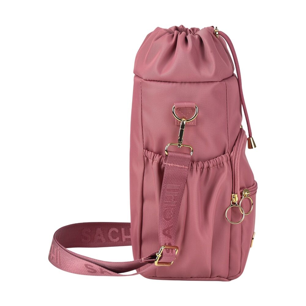 Sachi Crossbody Insulated Bottle Bag With Drawstring Closure Blush 24cm Sachi — image 3