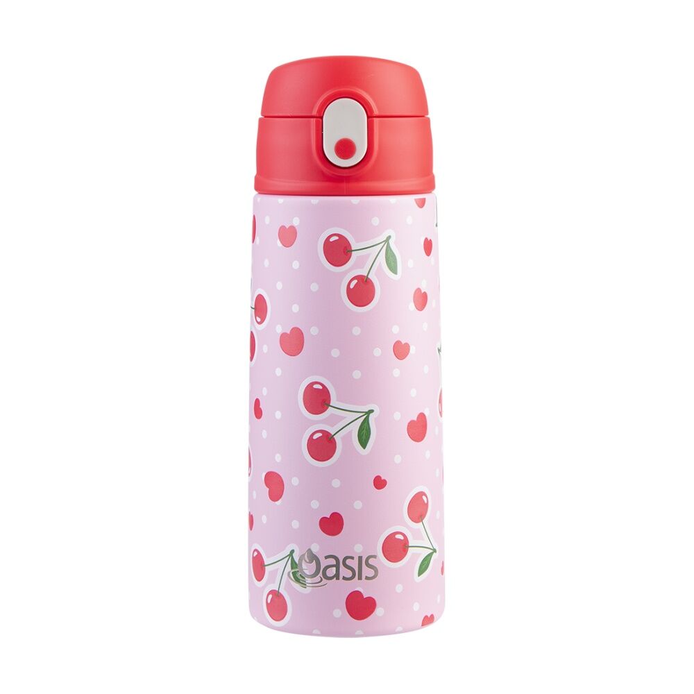 Oasis Kids Insulated Drink Bottle 550ml Cherry Crush