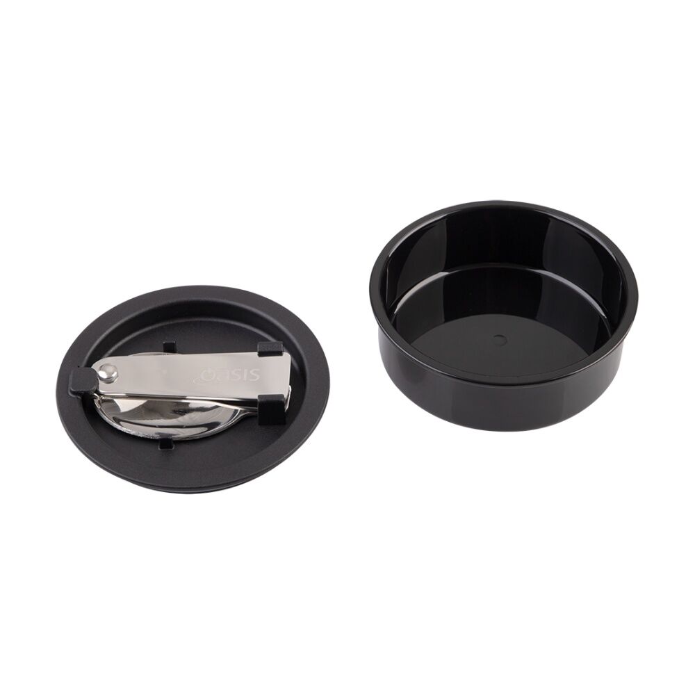 Oasis Stainless Steel D/Wall Insulated Food Flask w/ Handle Black 700ml Oasis — image 8