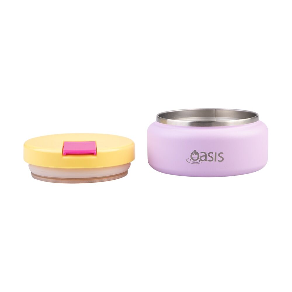 Oasis Double Wall Insulated Food Flask 230ml Bubblegum — image 5