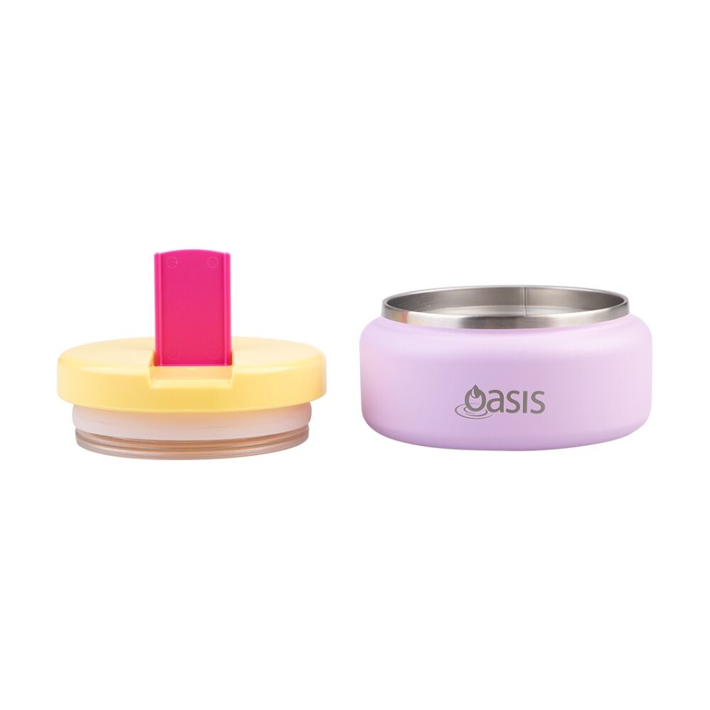 Oasis Double Wall Insulated Food Flask 230ml Bubblegum — image 8