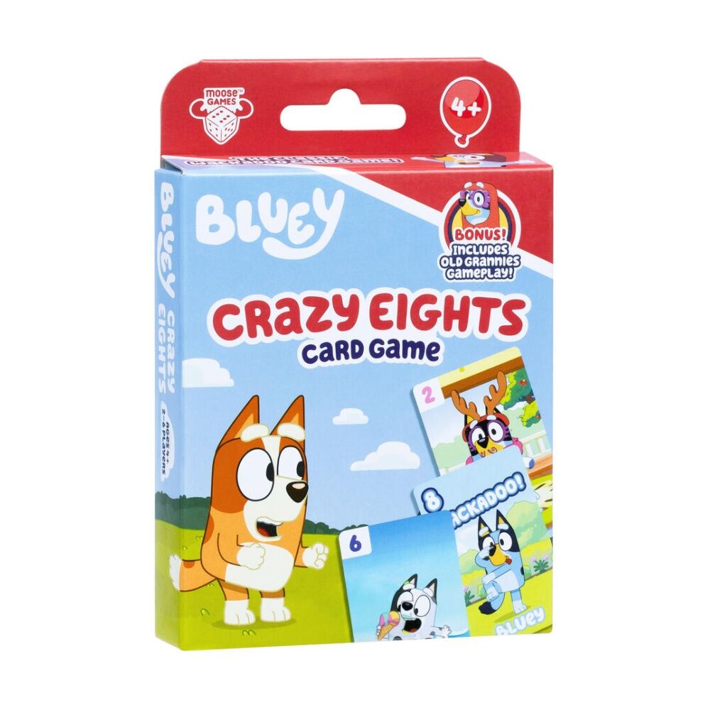 Moose Games 4y+ Bluey Themed Children & Family Card Game Assorted