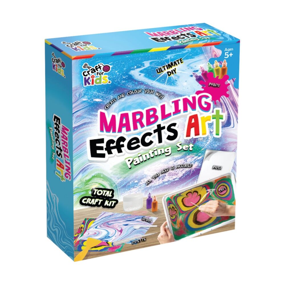 Craft for Kids Marbling Paint Kit Crafting Set Art Supplies 5y+