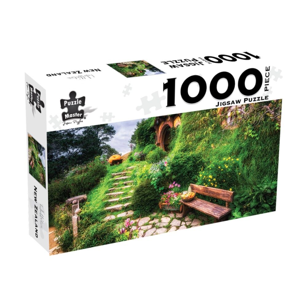 Puzzle Master Hobbiton New Zealand Jig Saw Enchanting Scene (1000 Pieces)