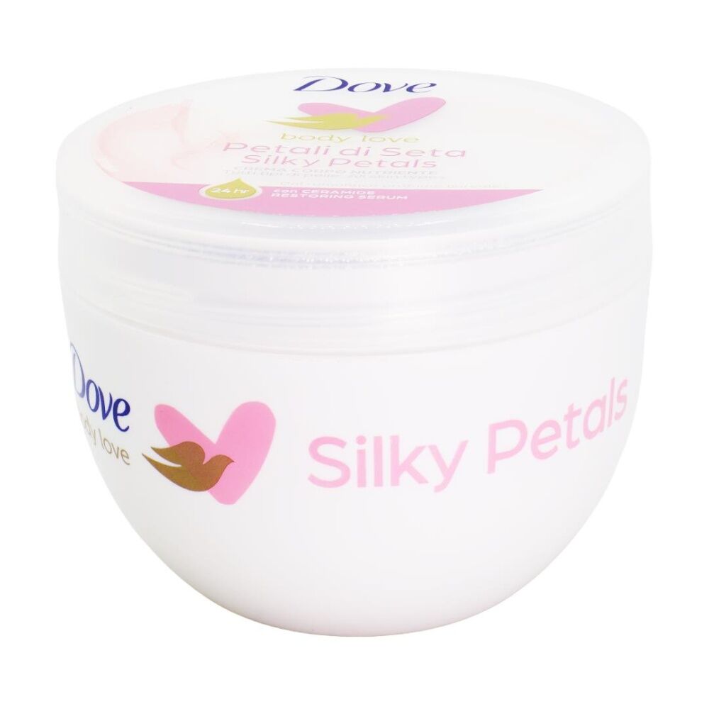 Dove Restoring Cream Body Love Silky Petals 24H Serum Skin Care 300mL Dove