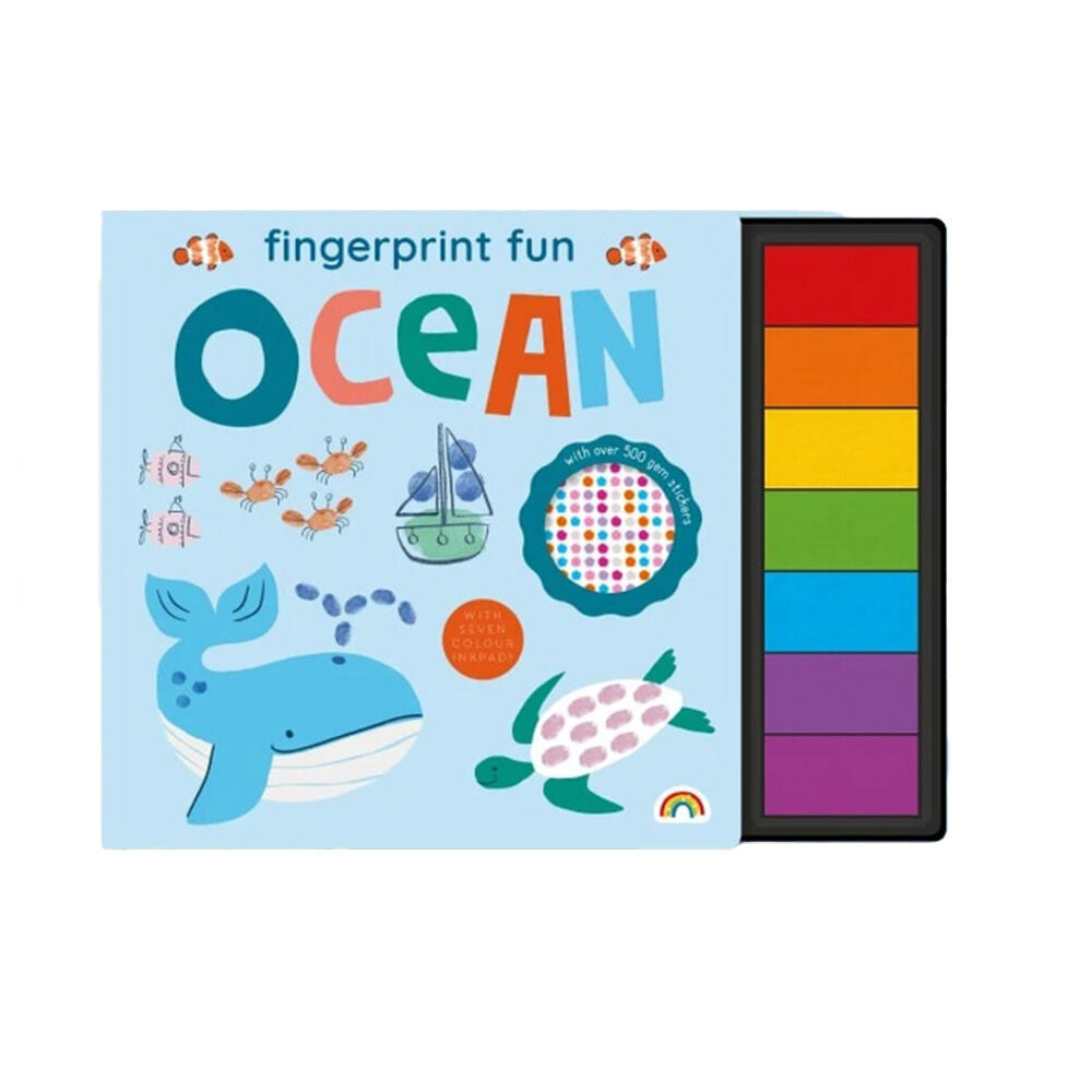 Really Decent Books Fingerprint Fun Ocean Kids Activity Book 3y+ (2 Pack) — image 2