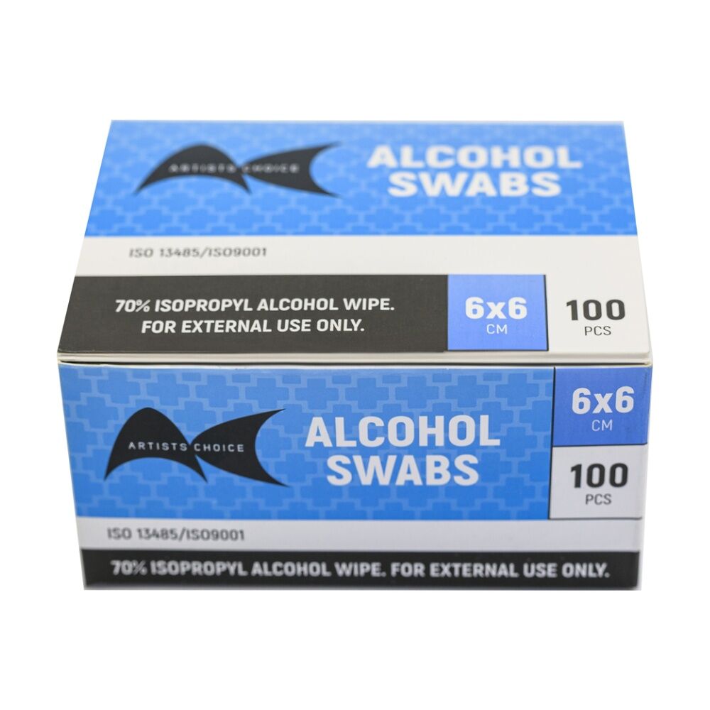 Artists Choice Alcohol Wipes Antibacterial Sanitizing Cleaning Pads (100 Pieces) — image 2