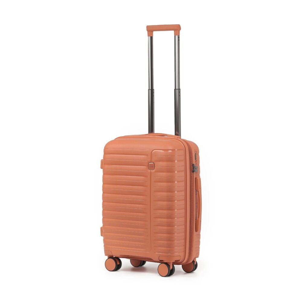 Tosca Astro Onboard Case Hard Shell Carry-On Suitcase Durable Travel 55cm Rust