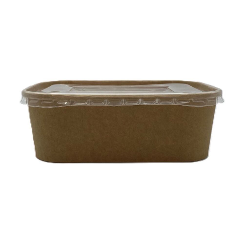 Partyware 10pc Partyware Rectangular Aqueous Storage Container Set w/ PP Lids 750ml (6 Pack) — image 2