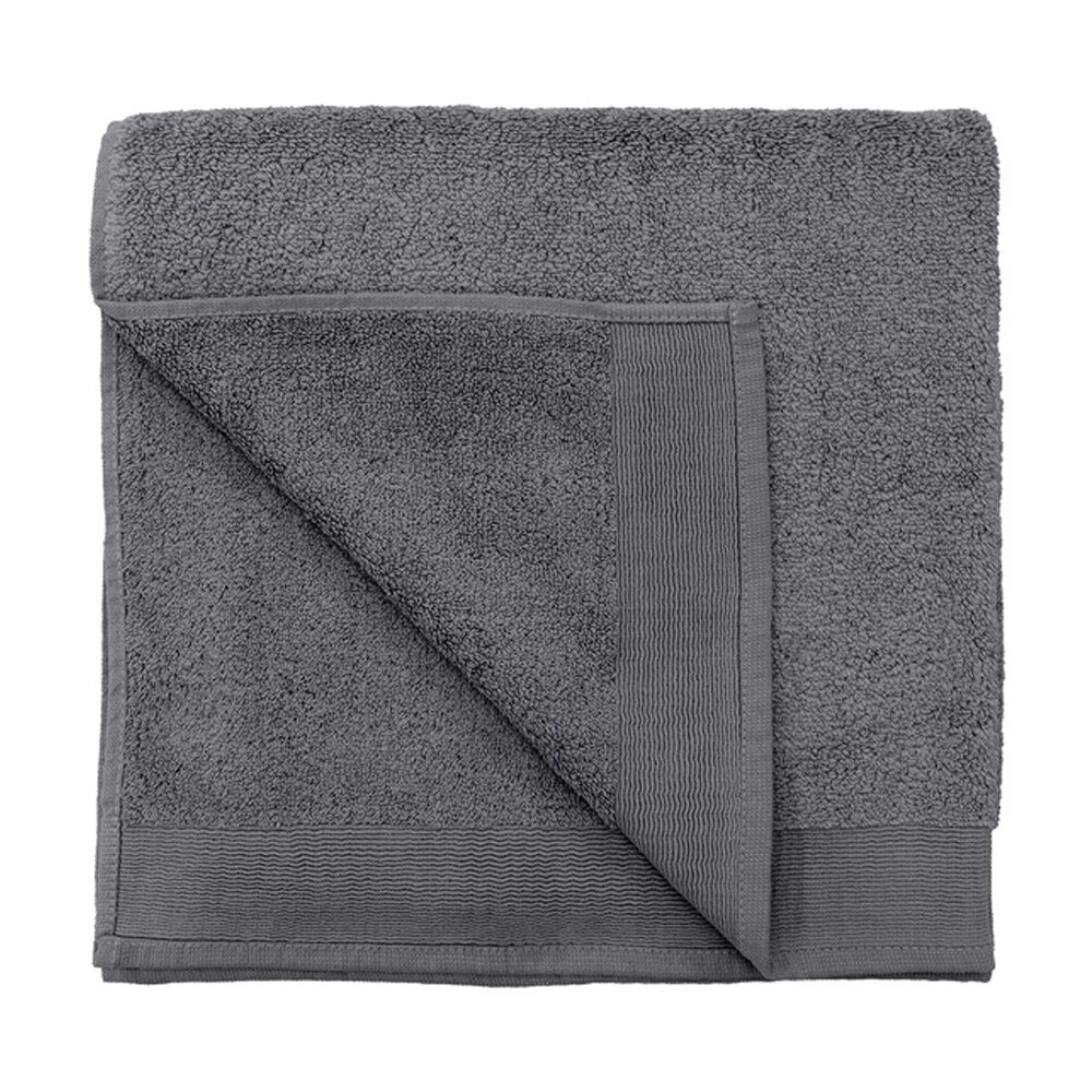 Bambury Elvire 600gsm Soft Absorbent Cotton Bath Towel 68x137cm Grey (2 Pack) — image 2