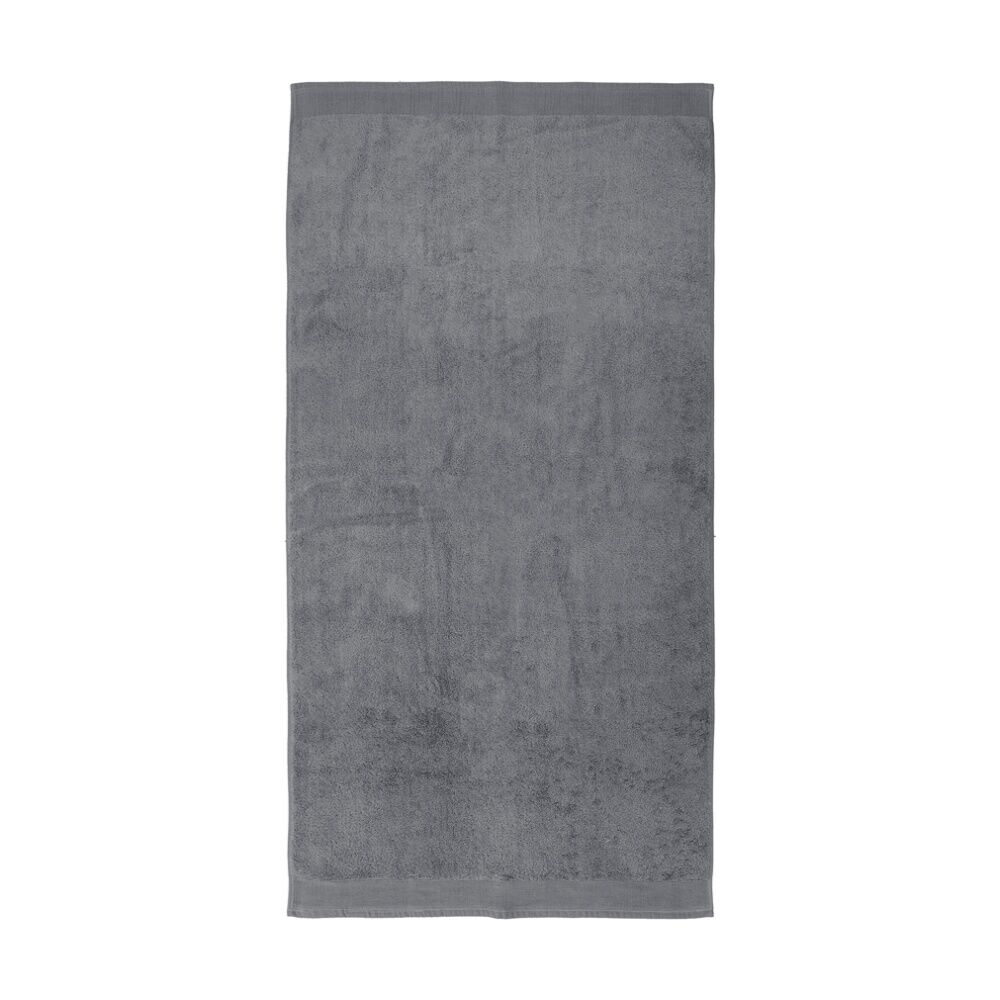 Bambury Elvire 600gsm Soft Absorbent Cotton Bath Towel 68x137cm Grey (2 Pack) — image 4