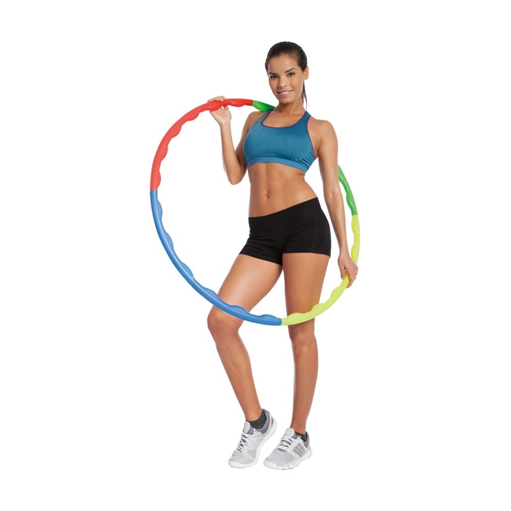 Body Sculpture Hula Hoop - Large 94cm Diameter For Strengthening Abdominal And Lower Back Muscles Multi Coloured 94cm — image 2