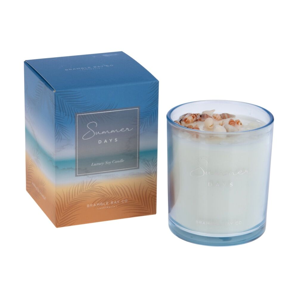 Bramble Bay 300g Ocean Summer Days Soy Candle w/ Decorations Home Fragrance — image 2