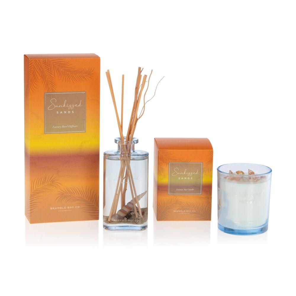 Bramble Bay 150ml Ocean Sunkissed Sands Glass Reed Diffuser Home Fragrance — image 4