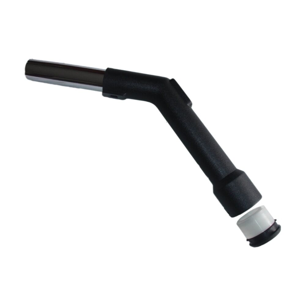 Cleanstar Blk Cleanstar Bent End Piece Plastic Chrome Tip Hul & Ring For 32mm Vacuum Hose