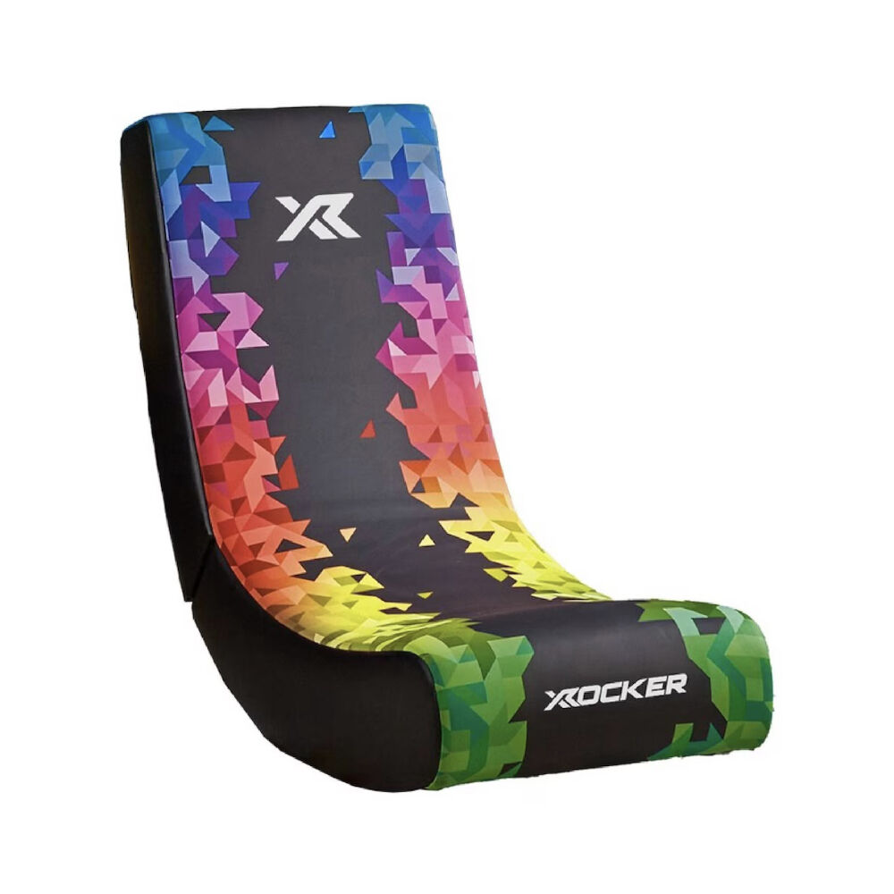 X-Rocker Prism Video Rocker Gaming Chair Kids Compact Faux Leather