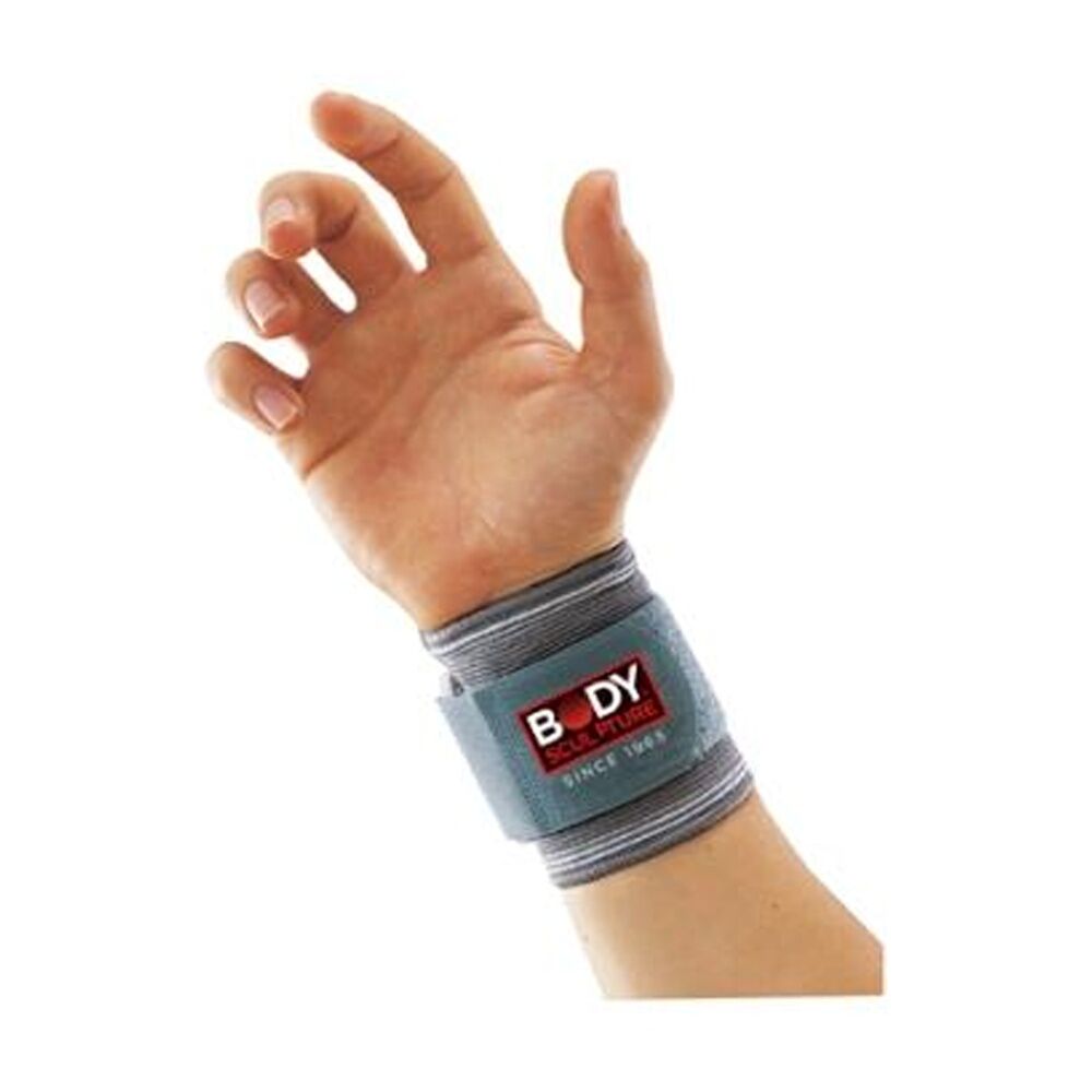 Body Sculpture 4 Way Knit Elastic Wrist Support With Adjustable Strap Small/Medium