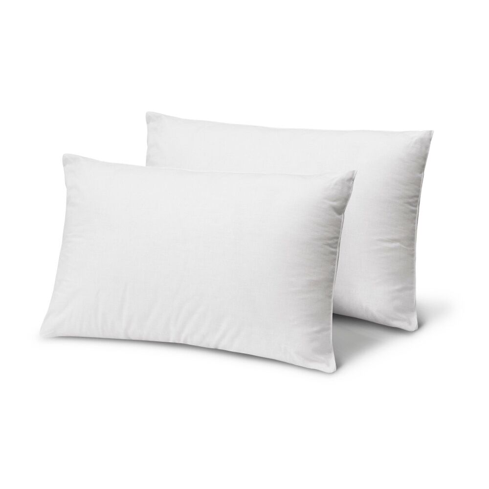 Crestell 2pc Crestell Neck Support Firm Pillow Set Cotton Cover Machine Washable (2 Pack) — image 2