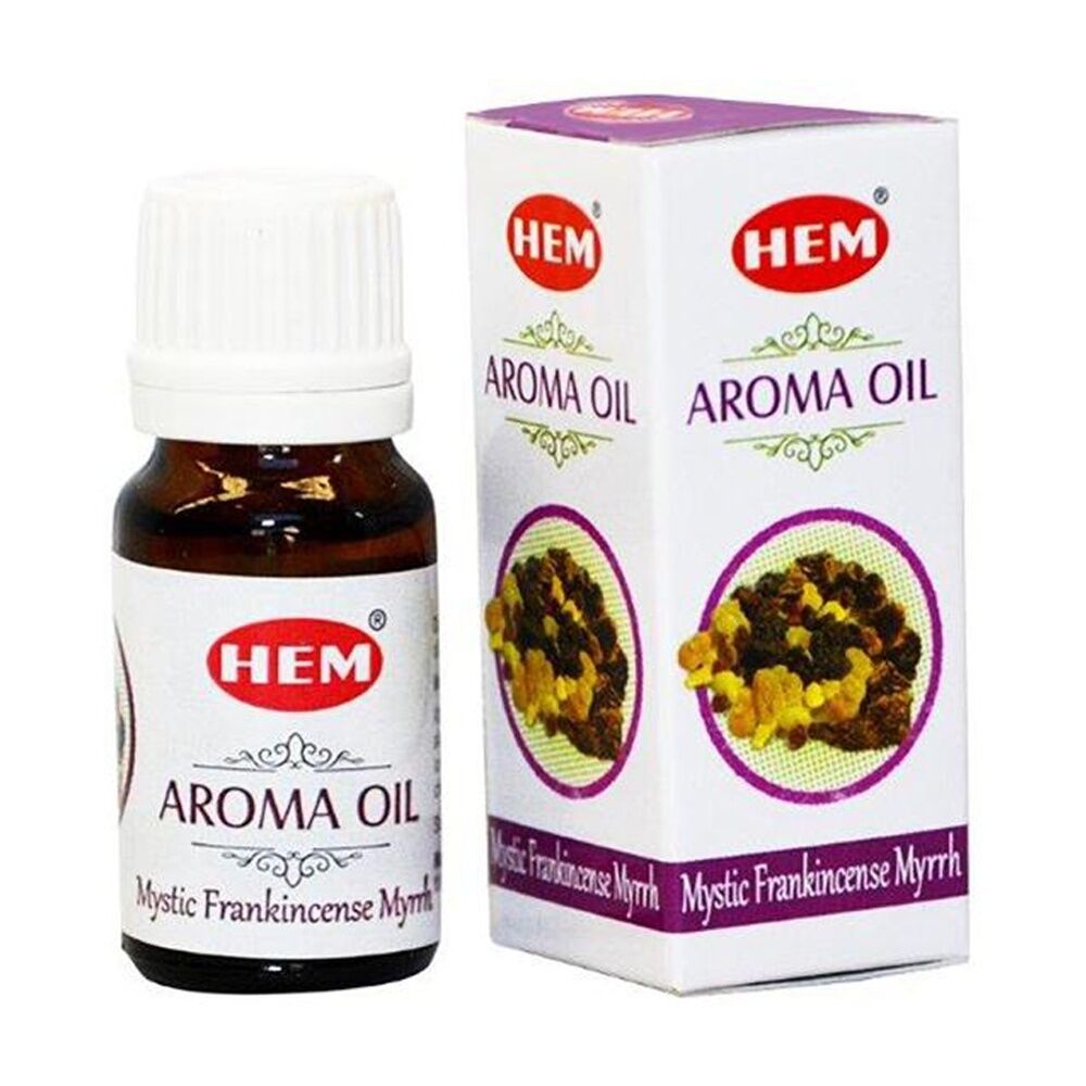 Hem Home Fragrance Scented Smelling Oil Bottle 10ml Mystic Frankincense Myrh (4 Pack) — image 3