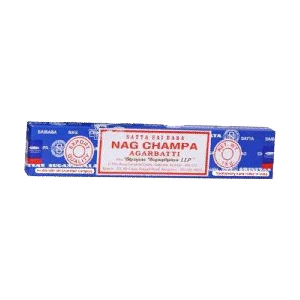 Satya 15gm Nag Champa Home Fragrance Scented Incense Sticks Packet Set