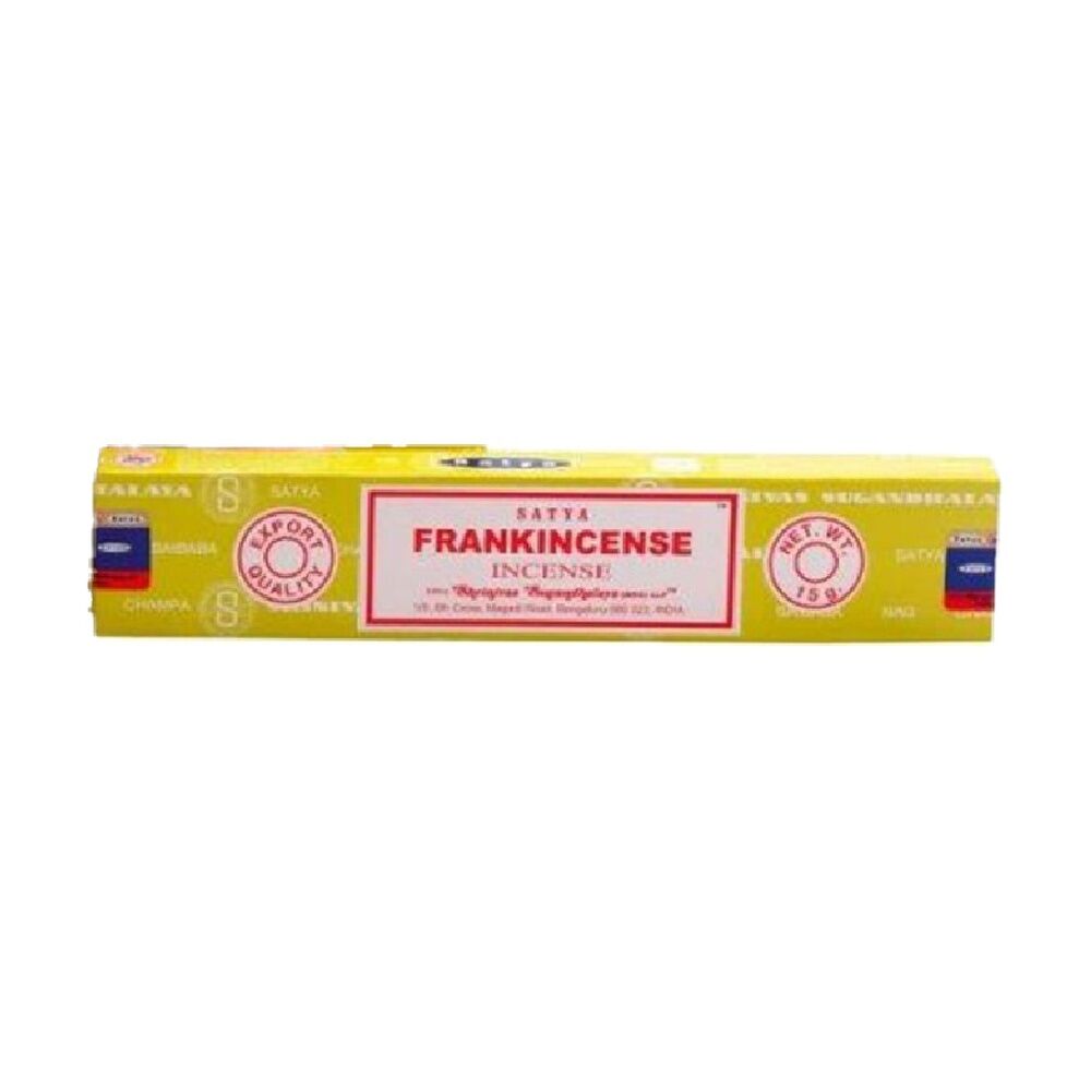 Satya 15gm Frankince Home Fragrance Scented Incense Sticks Packet Set
